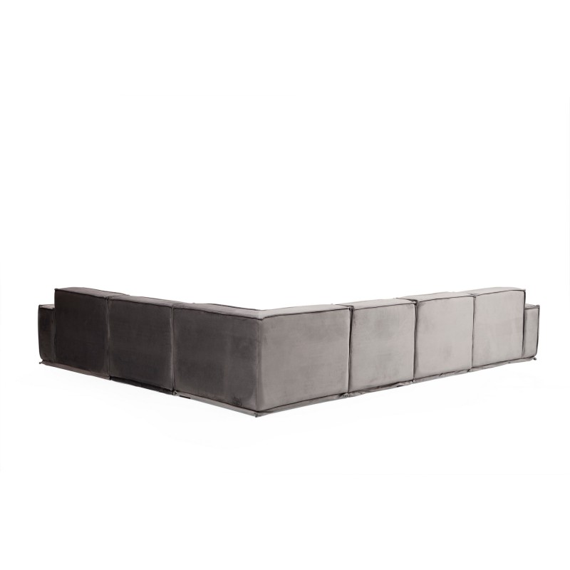 Corner Sofa Lego Corner 2 (L1-O1-O1-C-O1-1R) Grey