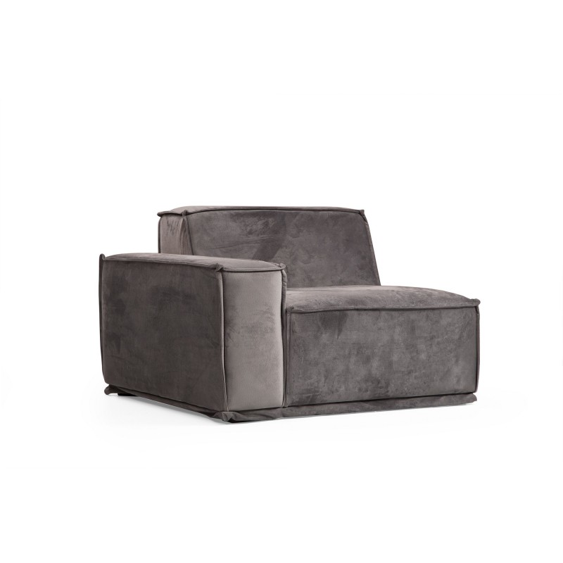 Corner Sofa Lego Corner 3 (L1-O1-C-O1-1R) Grey