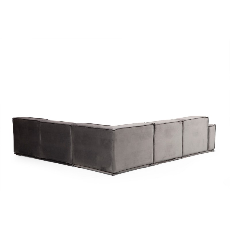 Corner Sofa Lego Corner 4 (L1-O1-C-O1-O1) Grey