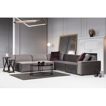 Corner Sofa Lego Corner 5 (O1-O1-C-O1-1R) Grey