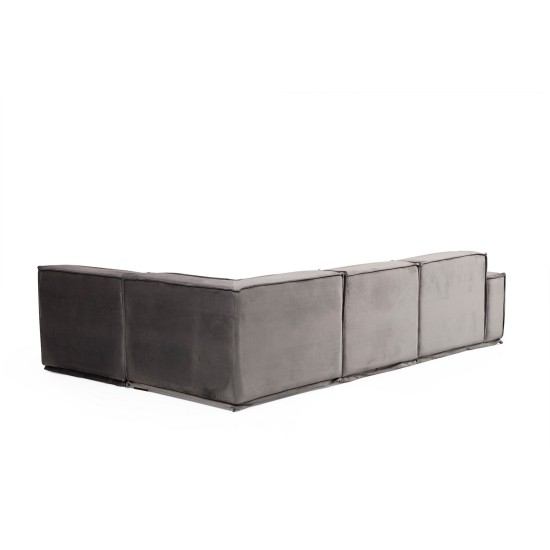 Corner Sofa Lego Corner 6 (L1-O1-C-O1) Grey