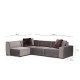 Corner Sofa Lego Corner 7 (O1-C-O1-1R) Grey