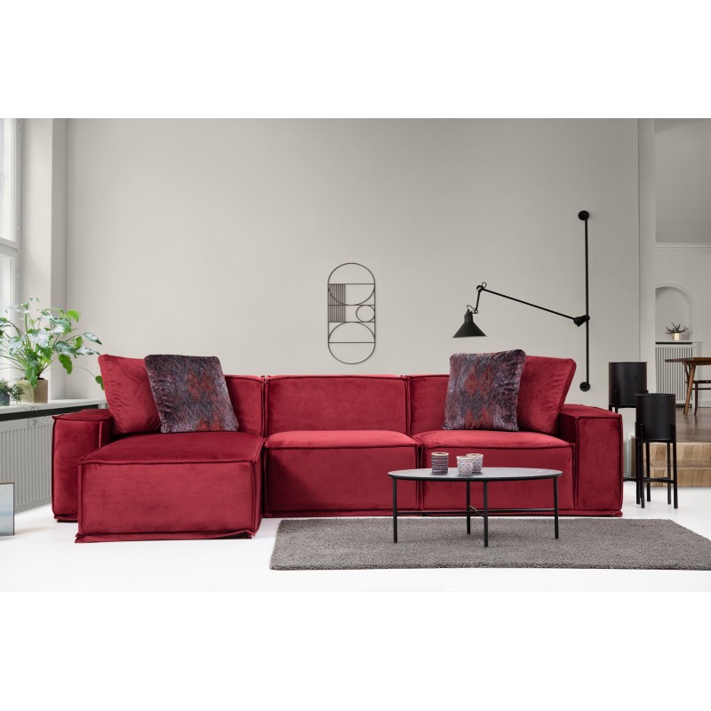 Corner Sofa Lego Corner 8 (Chl-O1-1R) Burgundy