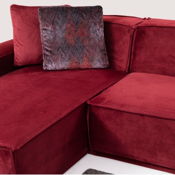 Corner Sofa Lego Corner 8 (Chl-O1-1R) Burgundy