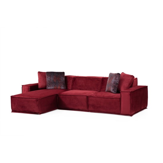 Corner Sofa Lego Corner 8 (Chl-O1-1R) Burgundy Corner Sofa Lego Corner 8 (Chl-O1-1R) Burgundy