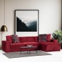 Corner Sofa Lego Corner 9 ( L1-O1-Chl) Burgundy