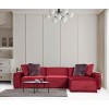 Corner Sofa Lego Corner 9 ( L1-O1-Chl) Burgundy
