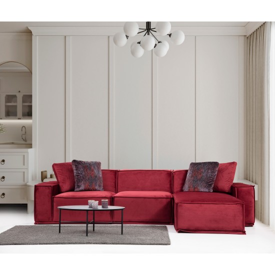Corner Sofa Lego Corner 9 ( L1-O1-Chl) Burgundy Corner Sofa Lego Corner 9 ( L1-O1-Chl) Burgundy
