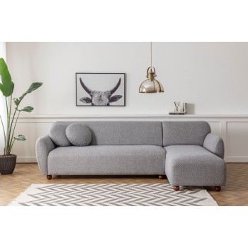 Corner Sofa Eddy Corner (L3-CHL) - Light Grey Light Grey