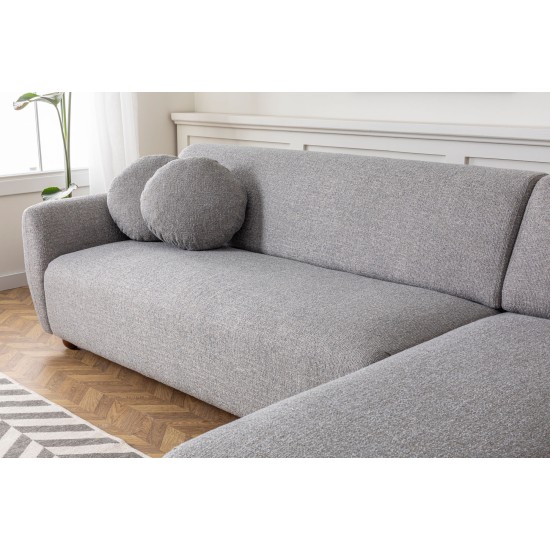 Corner Sofa Eddy Corner (L3-CHL) - Light Grey Light Grey