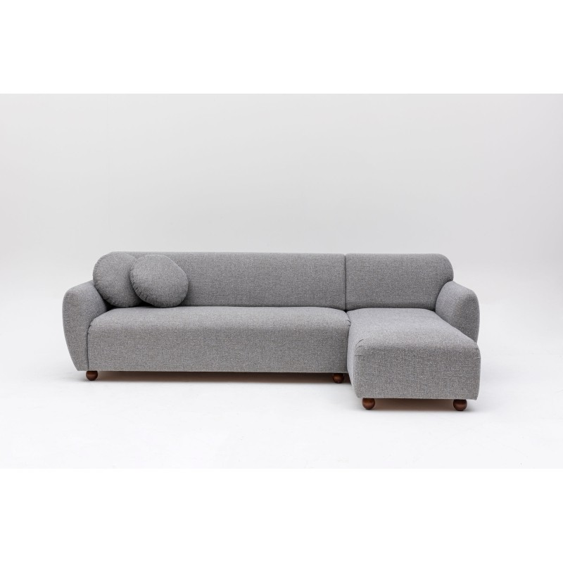 Corner Sofa Eddy Corner (L3-CHL) - Light Grey Light Grey