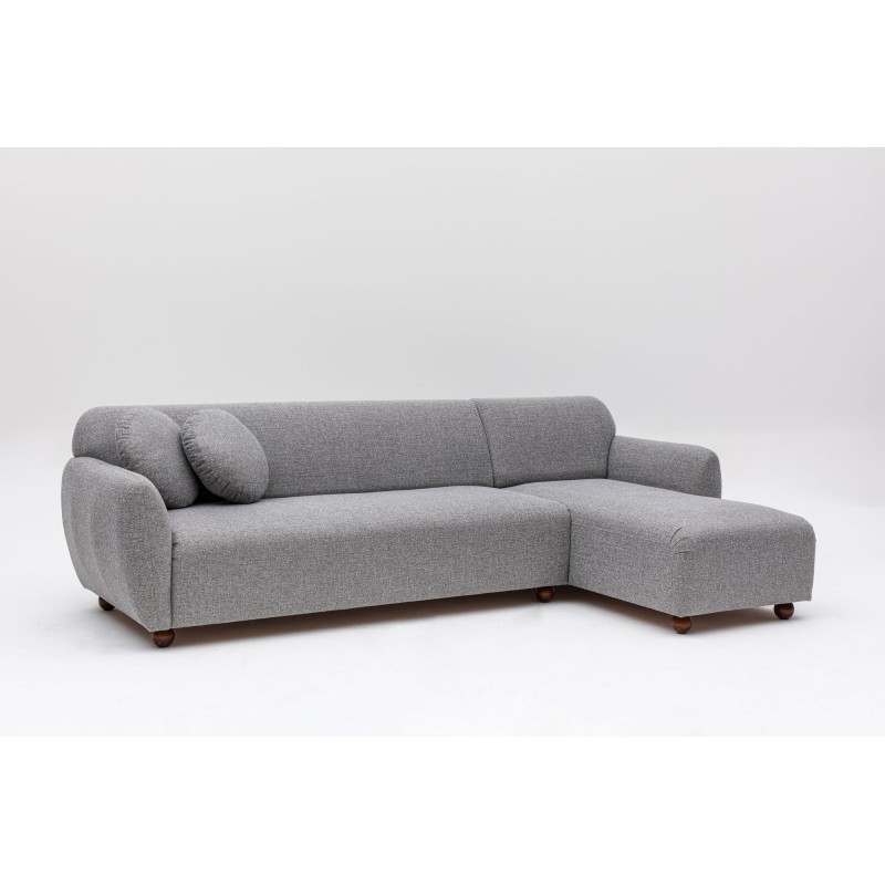 Corner Sofa Eddy Corner (L3-CHL) - Light Grey Light Grey