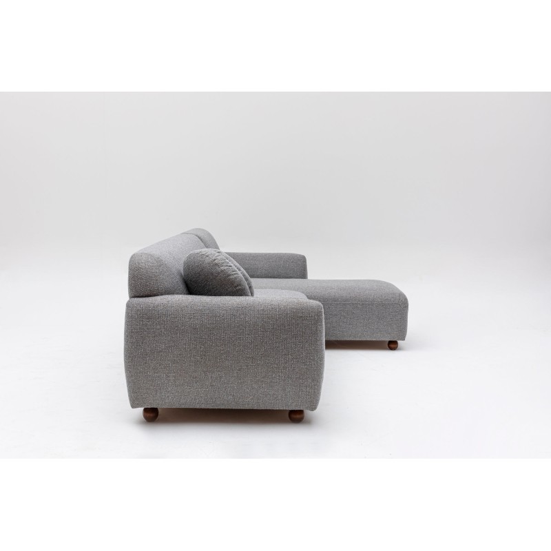 Corner Sofa Eddy Corner (L3-CHL) - Light Grey Light Grey