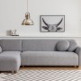 Corner Sofa Eddy Corner (CHL-3R) - Light Grey Light Grey