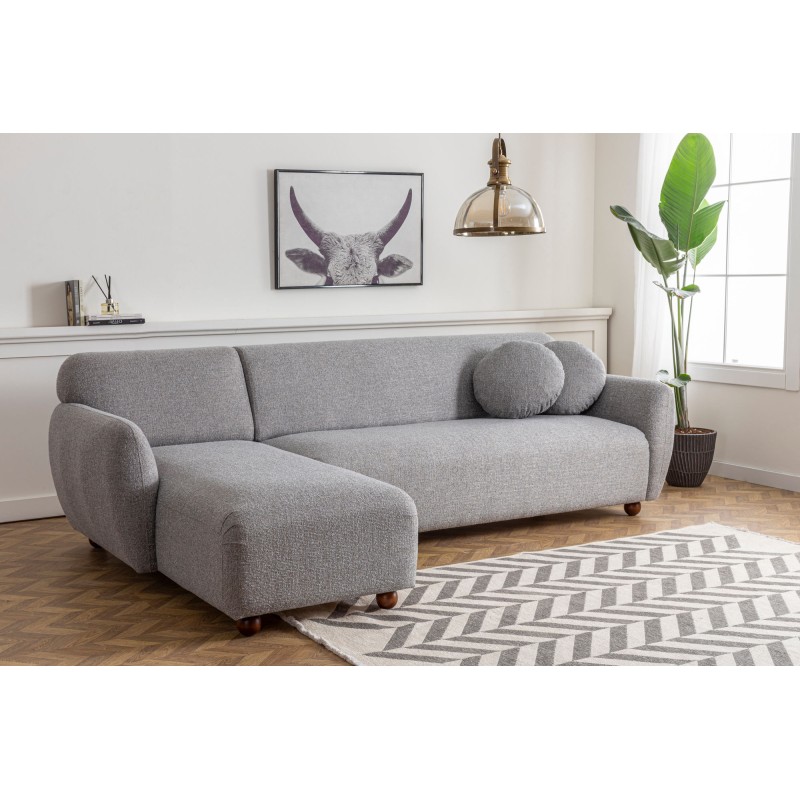 Corner Sofa Eddy Corner (CHL-3R) - Light Grey Light Grey