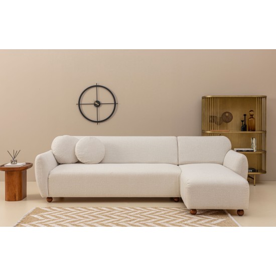 Corner Sofa Eddy Corner Right (L3-CHL) - White White Atelier del Sofa Corner Sofa Eddy Corner Right (L3-CHL) - White White