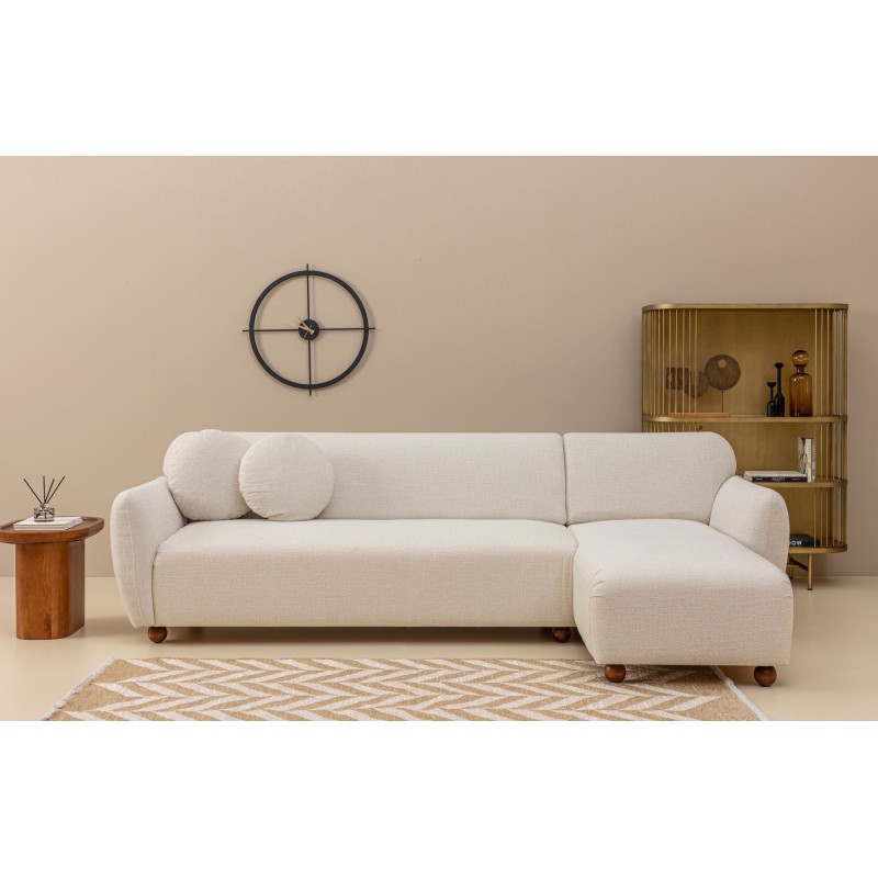 Atelier del Sofa Corner Sofa Eddy Corner Right (L3-CHL) - White White