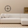 Corner Sofa Eddy Corner Right (L3-CHL) - White White