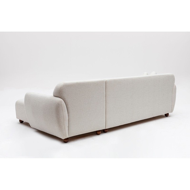 Atelier del Sofa Corner Sofa Eddy Corner Right (L3-CHL) - White White