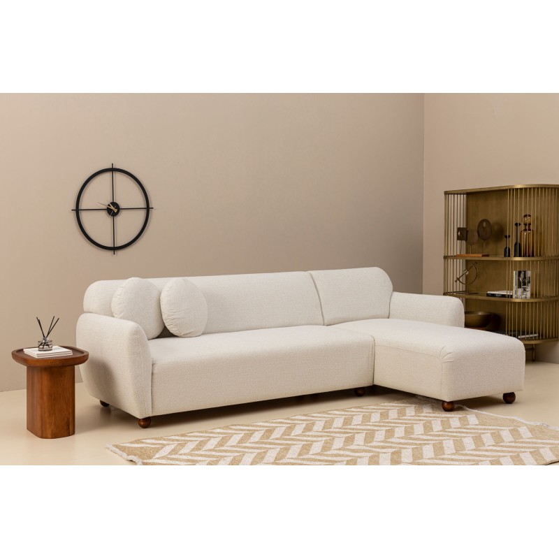 Atelier del Sofa Corner Sofa Eddy Corner Right (L3-CHL) - White White