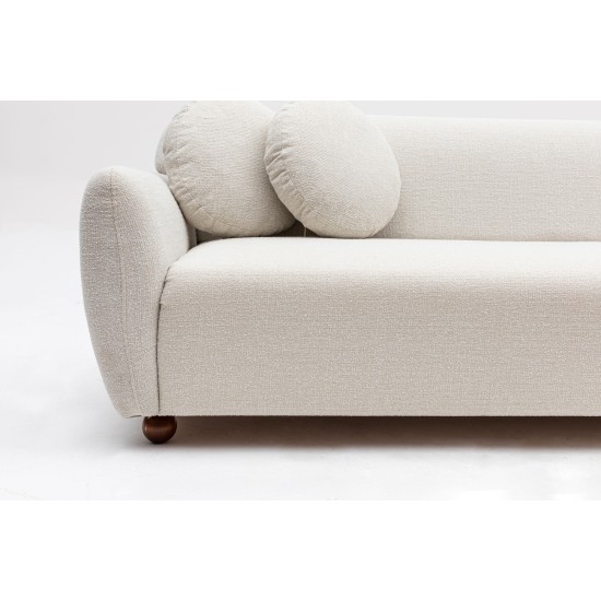 Corner Sofa Eddy Corner Right (L3-CHL) - White White Atelier del Sofa Corner Sofa Eddy Corner Right (L3-CHL) - White White