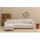 Atelier del Sofa Corner Sofa Eddy Corner Left (CHL-3R) - White White