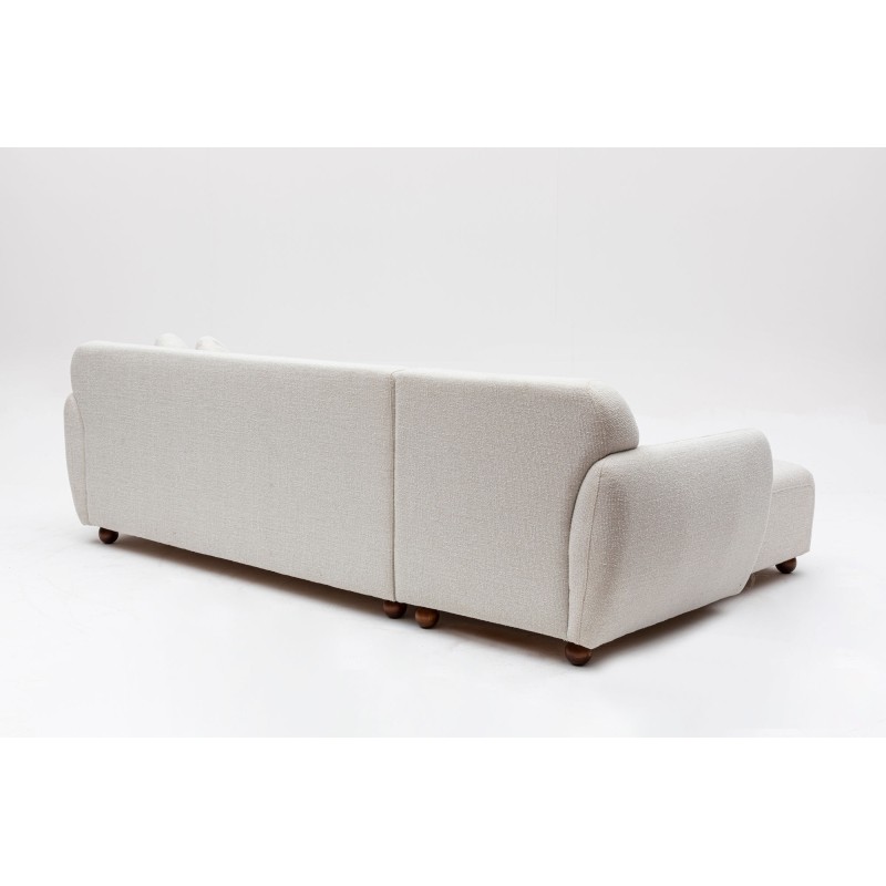 Atelier del Sofa Corner Sofa Eddy Corner Left (CHL-3R) - White White