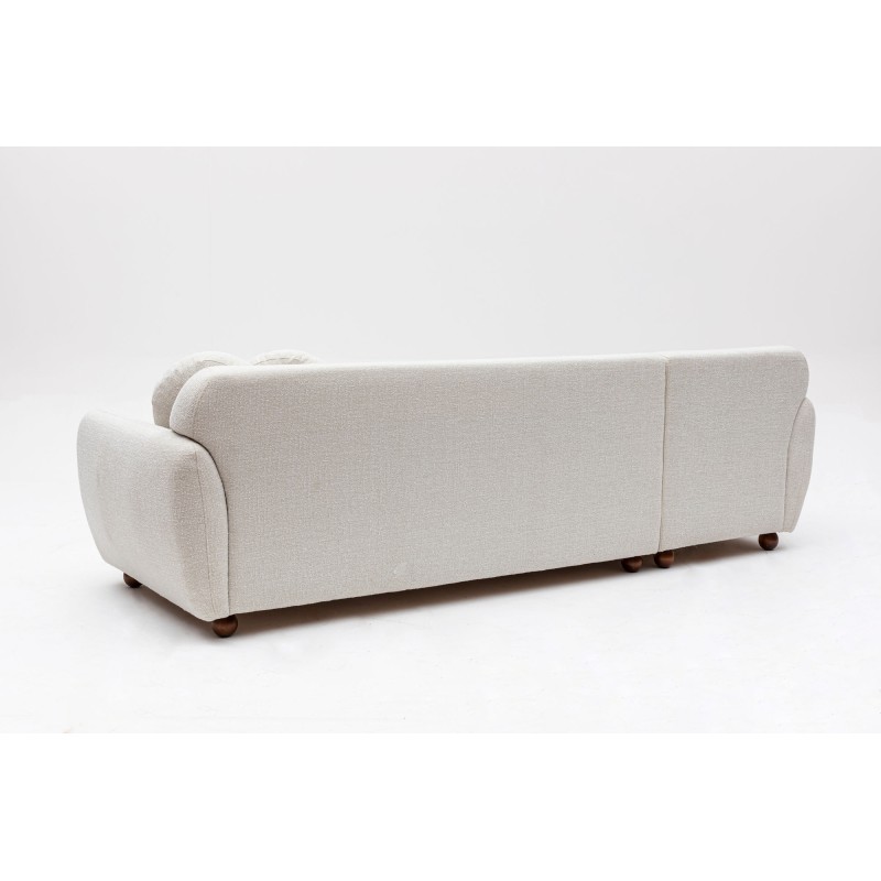 Atelier del Sofa Corner Sofa Eddy Corner Left (CHL-3R) - White White