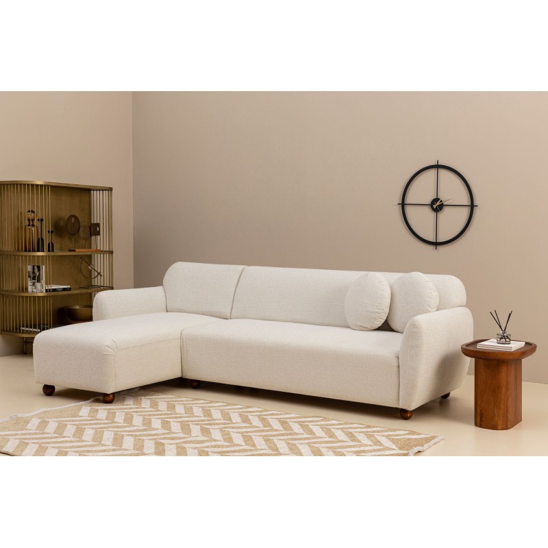 Atelier del Sofa Corner Sofa Eddy Corner Left (CHL-3R) - White White