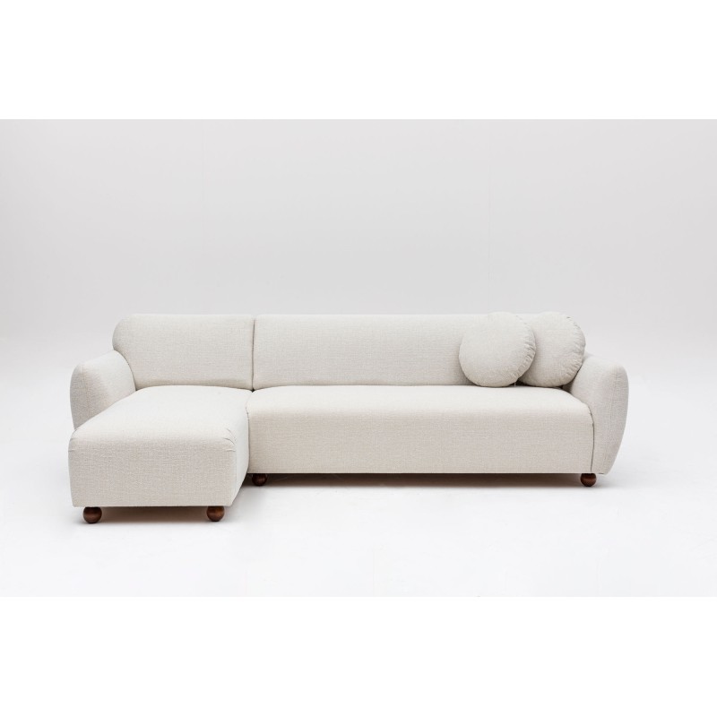 Atelier del Sofa Corner Sofa Eddy Corner Left (CHL-3R) - White White