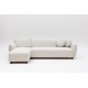 Atelier del Sofa Corner Sofa Eddy Corner Left (CHL-3R) - White White