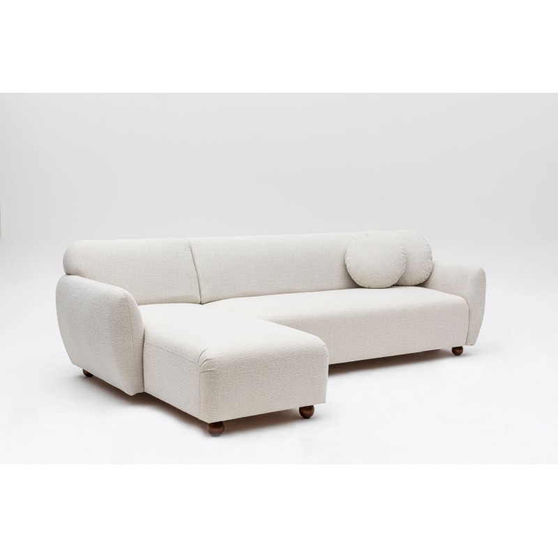 Atelier del Sofa Corner Sofa Eddy Corner Left (CHL-3R) - White White