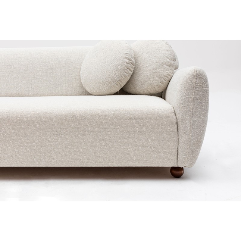Atelier del Sofa Corner Sofa Eddy Corner Left (CHL-3R) - White White