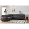 Corner Sofa Eddy Corner 2 (3L-C-3R) - Dark Grey Dark Grey