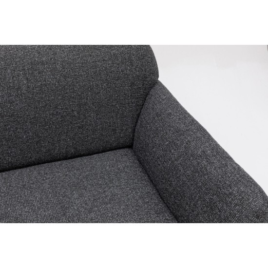 Corner Sofa Eddy Corner 2 (3L-C-3R) - Dark Grey Dark Grey