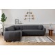 Corner Sofa Eddy Corner 2 (3L-C-3R) - Dark Grey Dark Grey