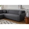 Corner Sofa Eddy Corner 2 (3L-C-3R) - Dark Grey Dark Grey