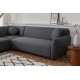 Corner Sofa Eddy Corner 2 (3L-C-3R) - Dark Grey Dark Grey