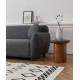 Corner Sofa Eddy Corner 2 (3L-C-3R) - Dark Grey Dark Grey