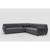 Corner Sofa Eddy Corner 2 (3L-C-3R) - Dark Grey Dark Grey
