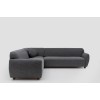 Corner Sofa Eddy Corner 2 (3L-C-3R) - Dark Grey Dark Grey