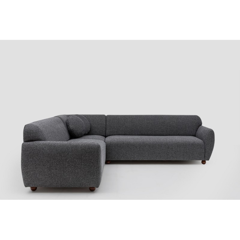 Corner Sofa Eddy Corner 2 (3L-C-3R) - Dark Grey Dark Grey