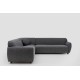 Corner Sofa Eddy Corner 2 (3L-C-3R) - Dark Grey Dark Grey