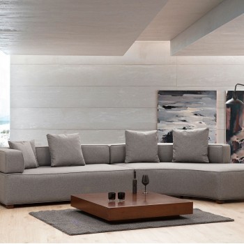 Corner Sofa Gondol-1 (L3-CHL) - Grey Grey
