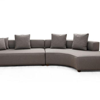 Corner Sofa Gondol-1 (L3-CHL) - Grey Grey