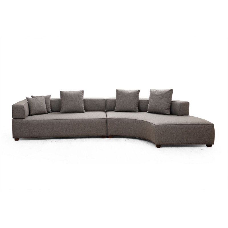 Corner Sofa Gondol-1 (L3-CHL) - Grey Grey