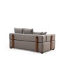 Corner Sofa Gondol-1 (L3-CHL) - Grey Grey