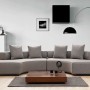 Corner Sofa Gondol-2 (CHL-SOL-CHL-SAĞ) - Grey Grey