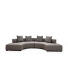 Corner Sofa Gondol-2 (CHL-SOL-CHL-SAĞ) - Grey Grey
