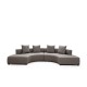 Corner Sofa Gondol-2 (CHL-SOL-CHL-SAĞ) - Grey Grey Corner Sofa Gondol-2 (CHL-SOL-CHL-SAĞ) - Grey Grey